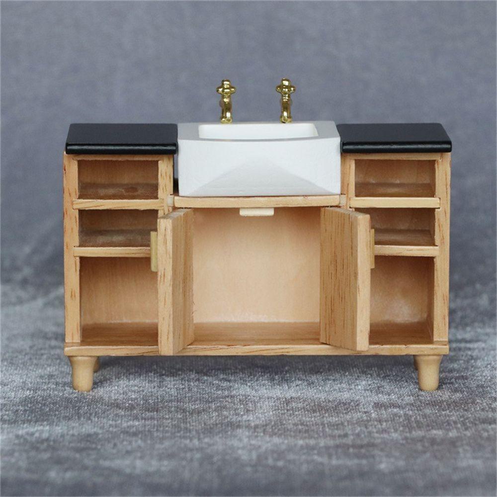 Chậu Rửa Mini Dễ Thương Trang Trí Nhà Búp Bê 1 / 12