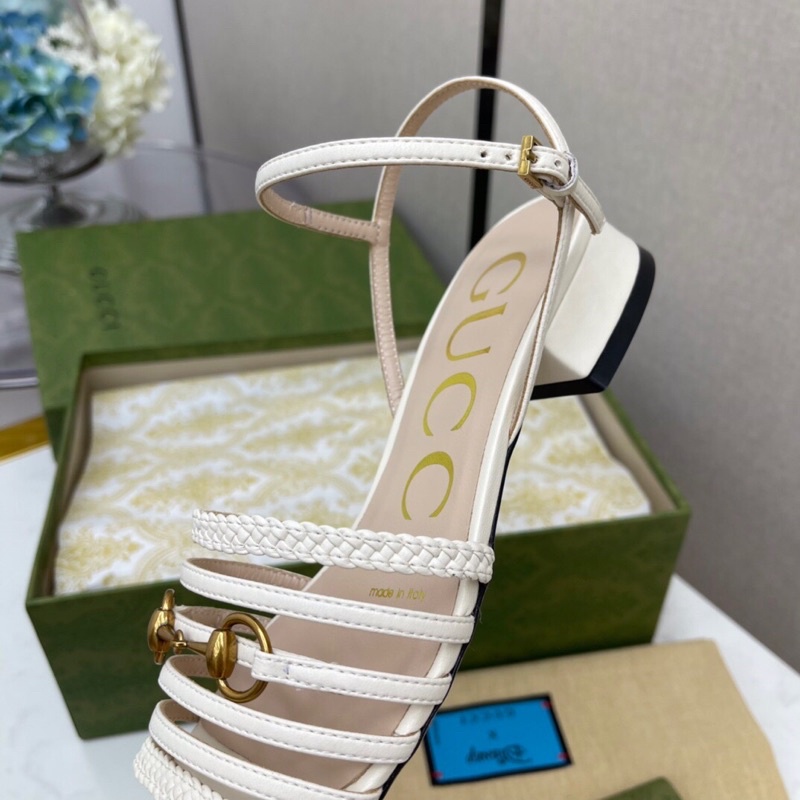 Sandals da thật cao cấp Gucci GG GC đế 2.5cm siêu xinh