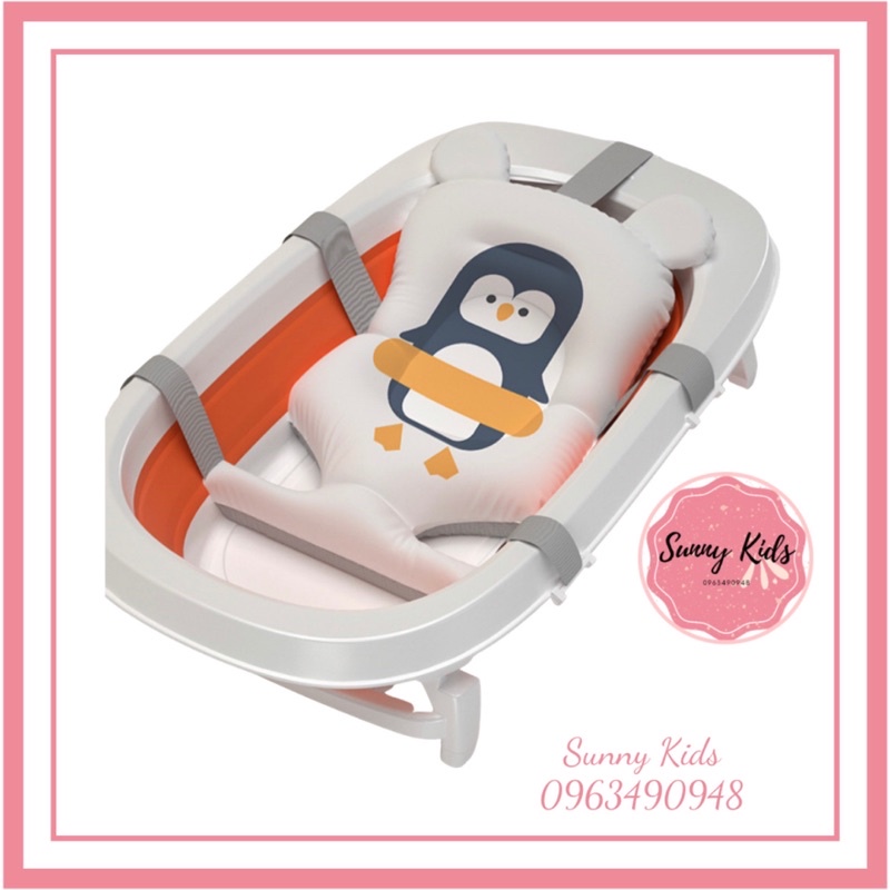 Phao đỡ bé sơ sinh (sẵn hàng) tắm trong chậu tấm lưới an toàn cho bé - Sunny Kids