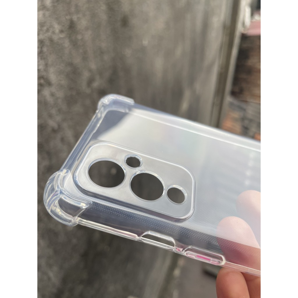 Ốp lưng Oneplus 9 dẻo trong chống sốc 4 góc có gờ bảo vệ camera