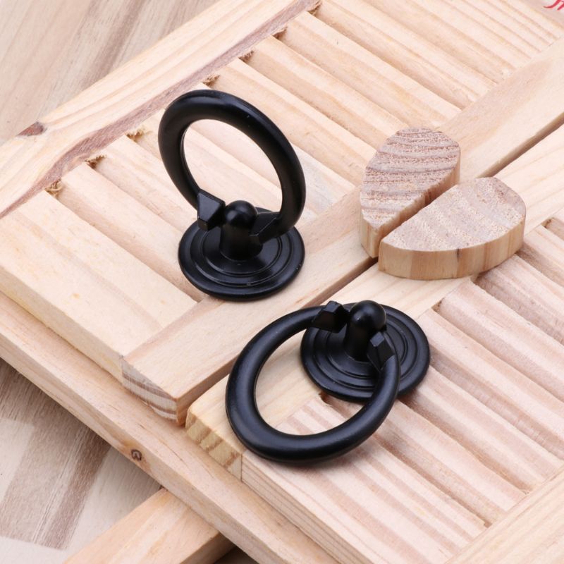 Set 2 Tay Nắm Ngăn Kéo Tủ Mini Kiểu Dáng Đơn Giản Sáng Tạo