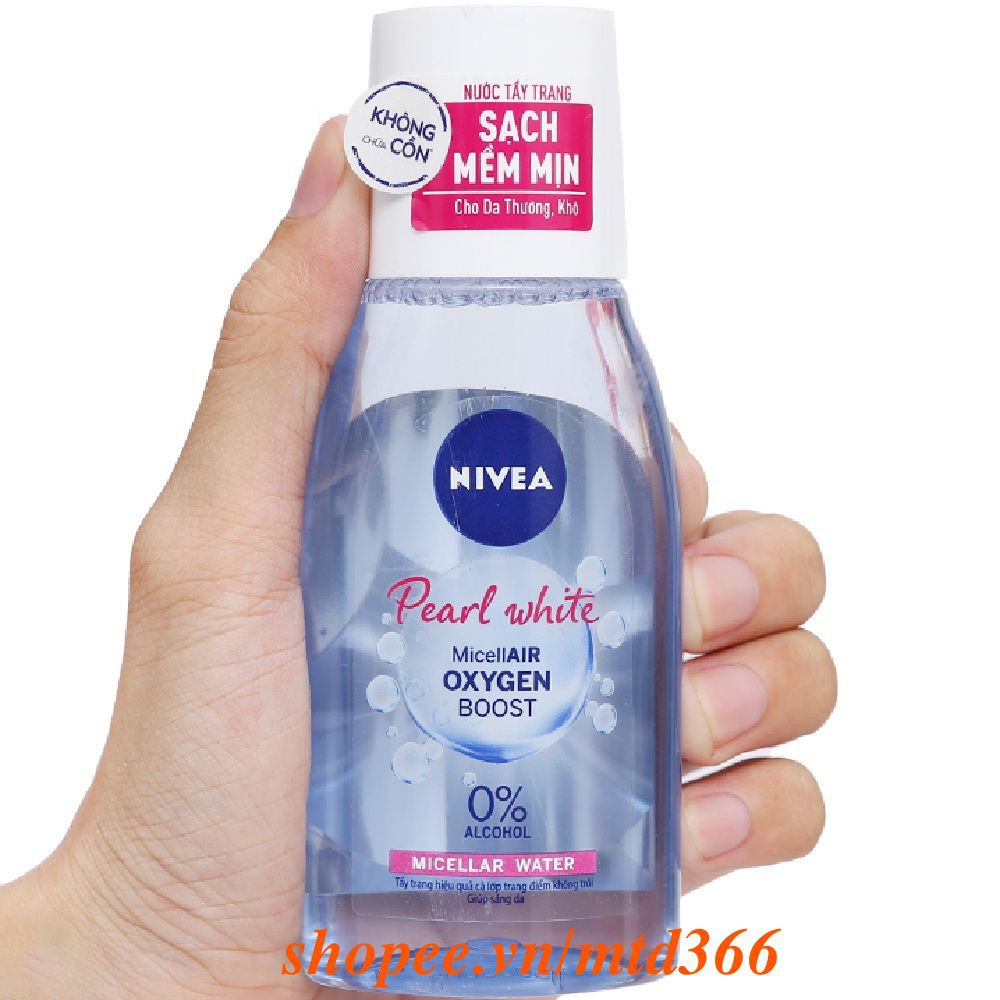 Nước Tẩy Trang (Hồng) 125ml Cho Da Thường Và Da Khô Nivea Extra Bright Make Up Clear Cleansing Water | BigBuy360 - bigbuy360.vn