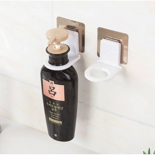 PVN18140 Giá móc treo chai nước rửa tay , dầu gội đầu sữa tắm dán tường Living C TC siêu dính chịu lực 3kg T8