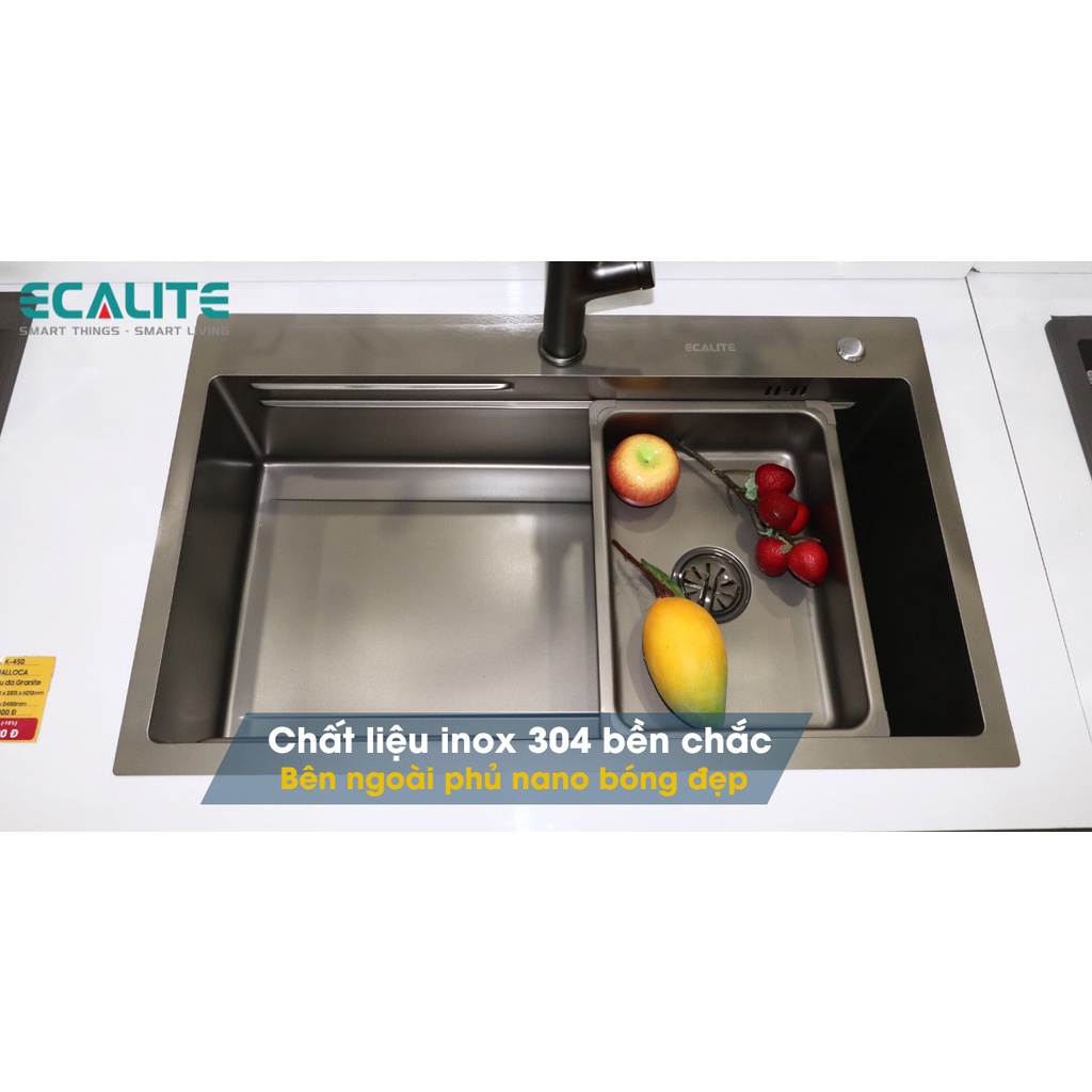 Chậu Rửa Chén Bertha Munual Sink Ecalite ES-N17845HS - Inox 304