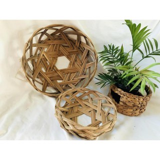 Rế Lót Nồi Bằng Tre Tự Nhiên Đan Tay Thủ Công/ Chống Nhiệt/ Bảo Vệ Bàn Bếp/ Thân Thiện Môi Trường.