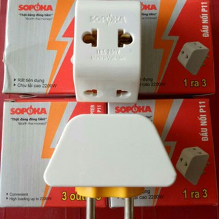 Ổ chia điện 3 lỗ SOPOKA P11