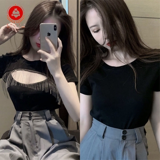 Áo Croptop Tay Ngắn Hở Lưng Thời Trang Hàn Quốc 2021 Dành Cho Nữ