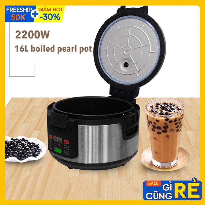 Nồi nấu trân châu Aonuosi 16L Siêu lớn, Nấu tự động trân châu