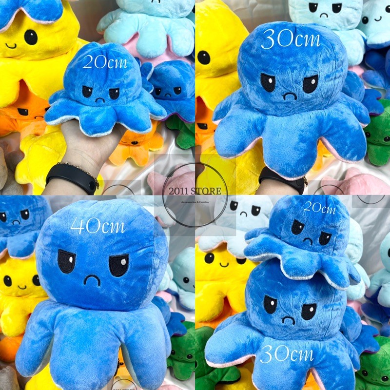 Gấu bông bạch tuộc cảm xúc , size 20/30/40cm