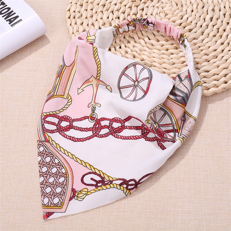 Băng đô vải hình tam giác phong cách hè 2021 cho nữ