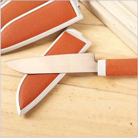 DAO GỌT HOA QUẢ CAO CẤP - DAO GỌT TRÁI CÂY INOX CÓ VỎ BỌC BẢO VỆ BỌC LƯỠI DAO ĂN TOÀN - KIỂU DÁNG DU LỊCH
