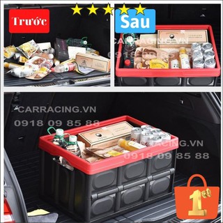 Hộp đựng đồ - Thùng Đựng Đồ để cốp xe ô tô có thể gấp gọn dung tích 56 lít và 30 lít 40 lít