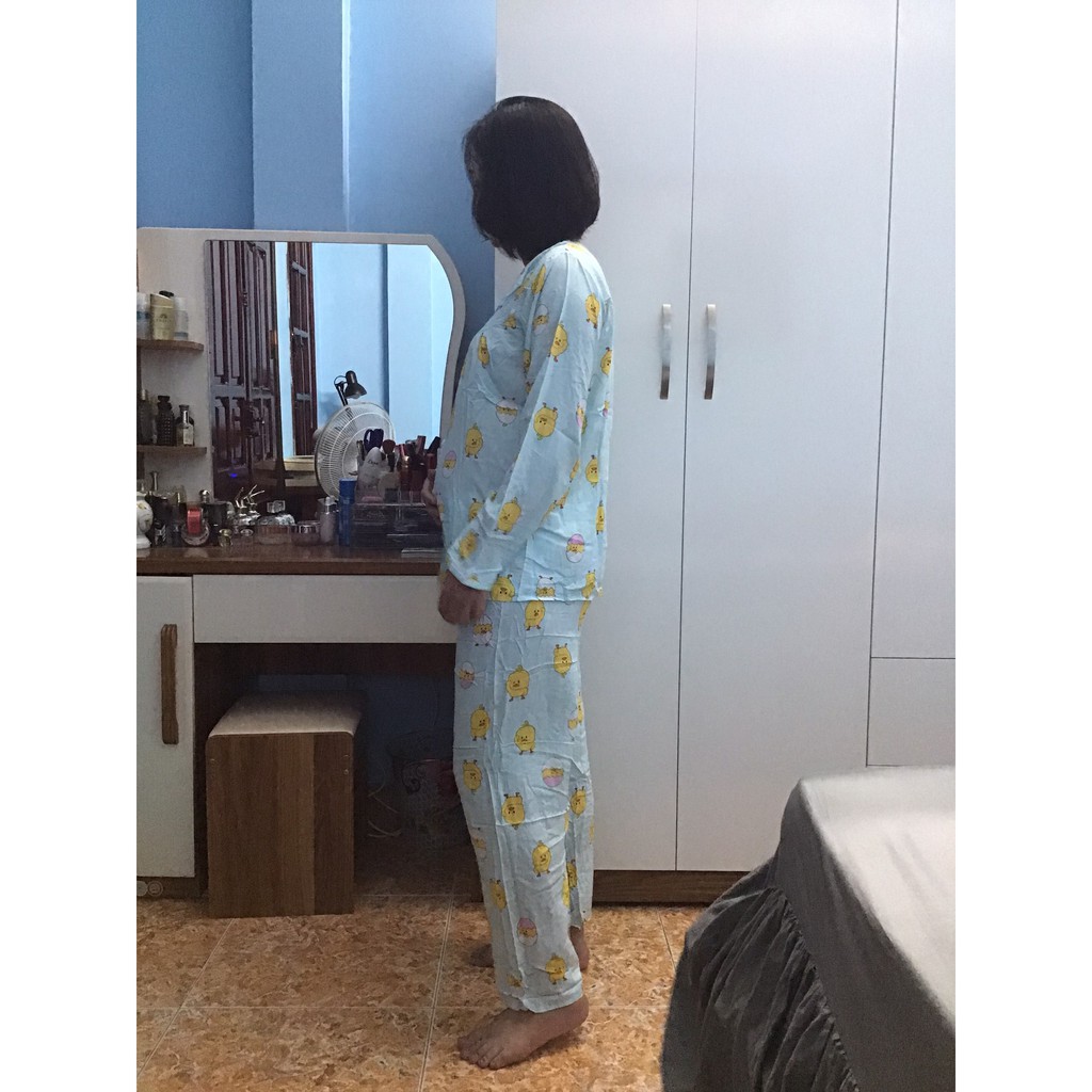 Bộ lanh dài tay mặc sau sinh dành cho mẹ