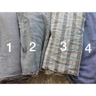 Vải kẻ ghi Hàn Quốc