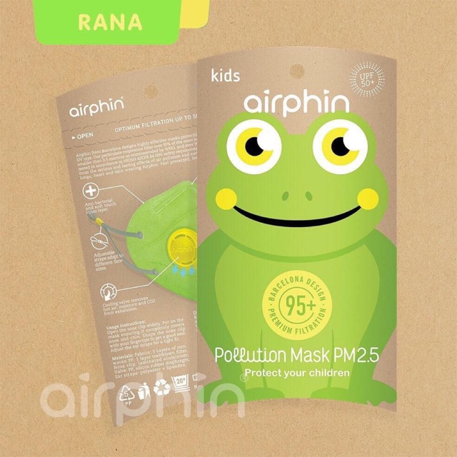 ( Hàng có sẵn) Khẩu trang AIRPHIN trẻ em