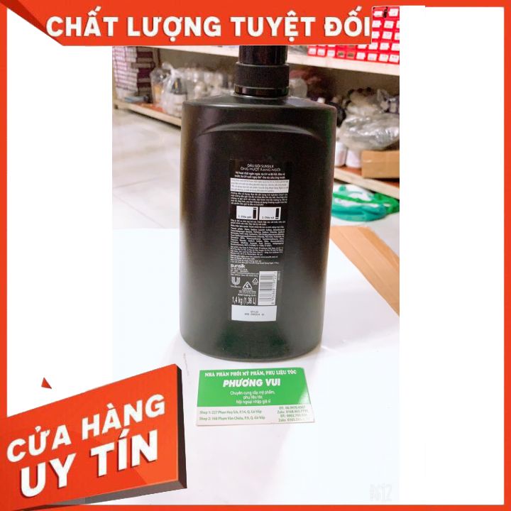 [chính hãng] Dầu gội Sunsilk-1400gr màu đen và màu vàng :Óng mượt rạng ngời  ngăn rụng, phuc hồi mềm mượtơ (hàng công ty