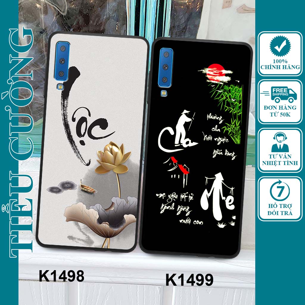 Ốp Samsung A7 2018 / A9 2018 in hình thư pháp siêu đẹp, bền và rẻ