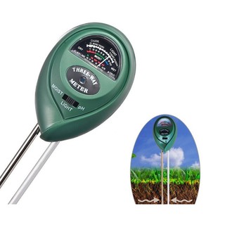 DỤNG CỤ ĐO PH , ĐỘ ẨM , ÁNH SÁNG 3 TRONG 1 HM031