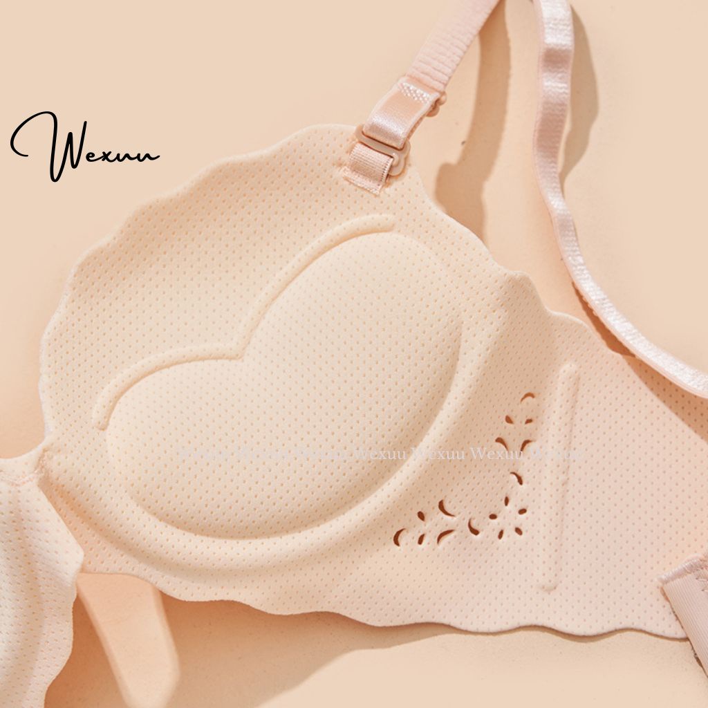 Áo ngực nữ Wexuu Design thiết kế không gọng đệm vừa phối viền lượn sóng, mút kép siêu nâng đẩy ngực - AV17