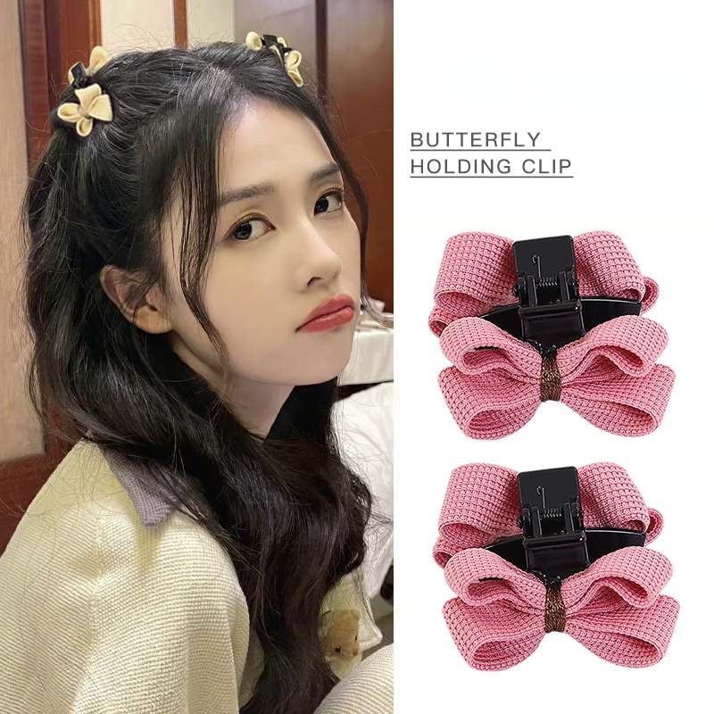 Kẹp Tóc Nơ Hai Mặt Cỡ Nhỏ Dễ Thương