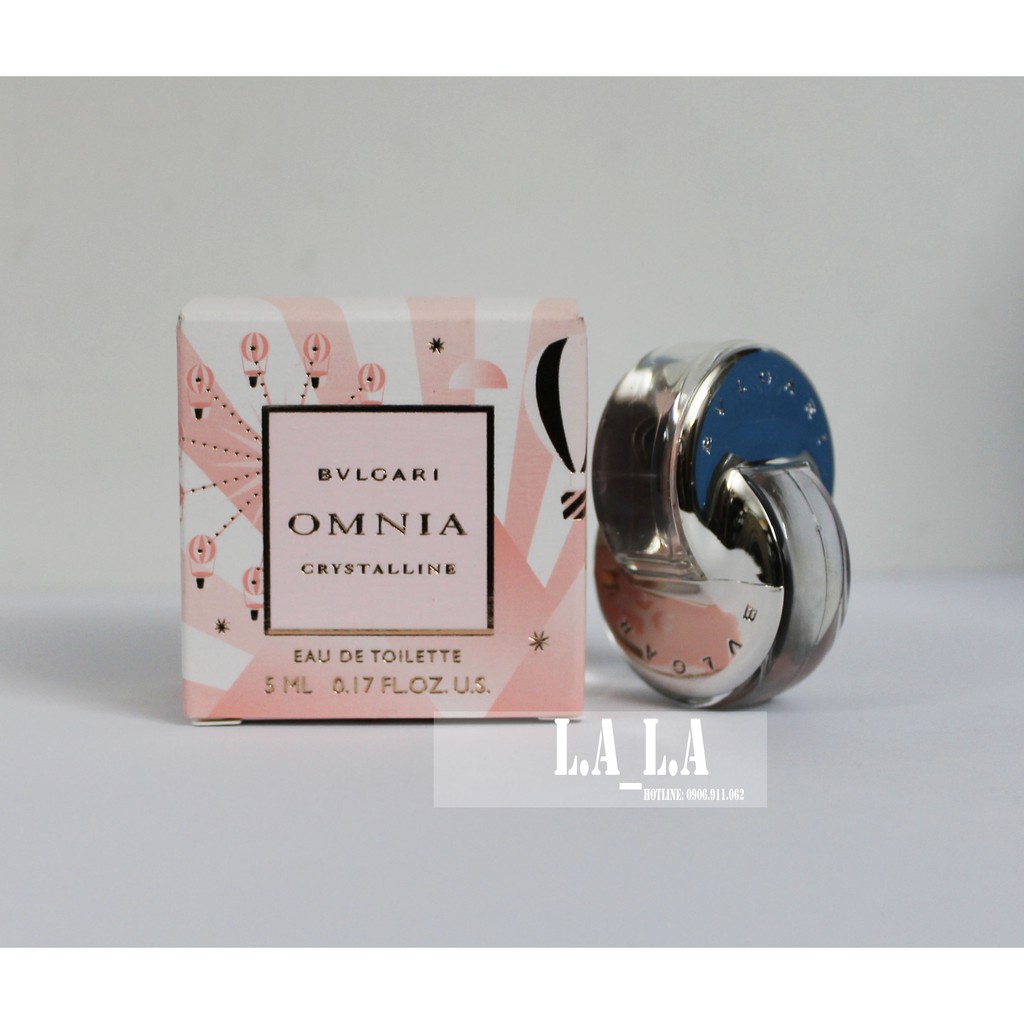 [ Mini ] Nước hoa nữ BVLGARI Omnia Crystalline Eau De Toilette 5ml