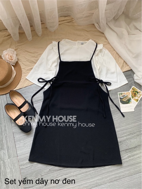 Set áo và yếm dây ( hình thật )