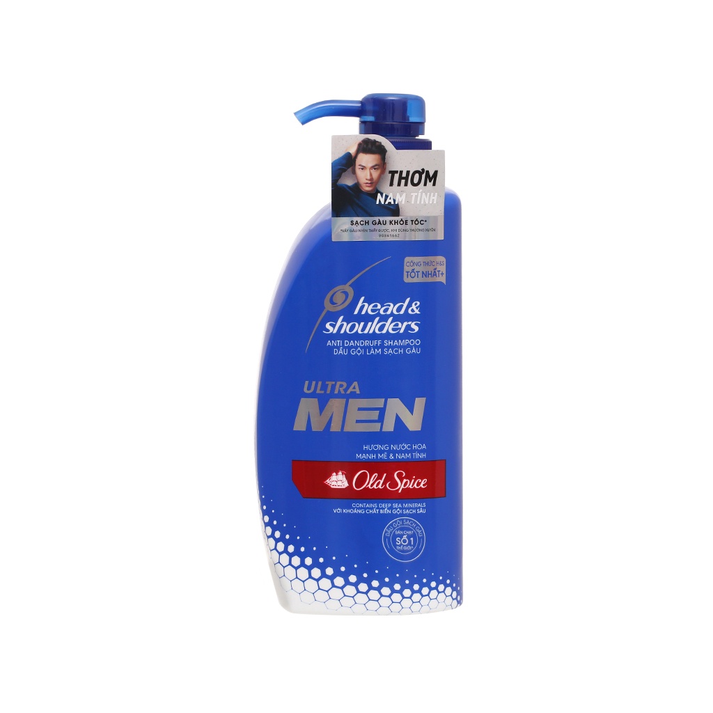 [Mã INCUBACK1416 hoàn 20K xu đơn 50K] Dầu gội sạch gàu Head&Shoulder Ultra Men Old Spice 650ml