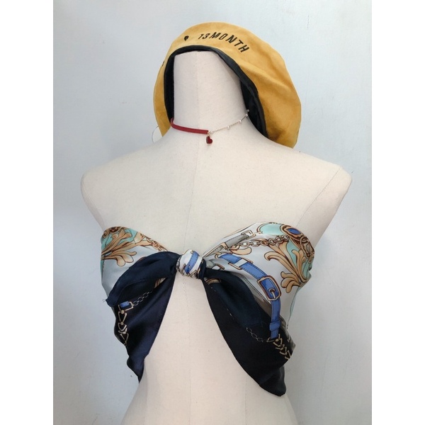 Khăn bandana cột áo yếm turban choàng cổ thanh lịch size 70cm - Maben