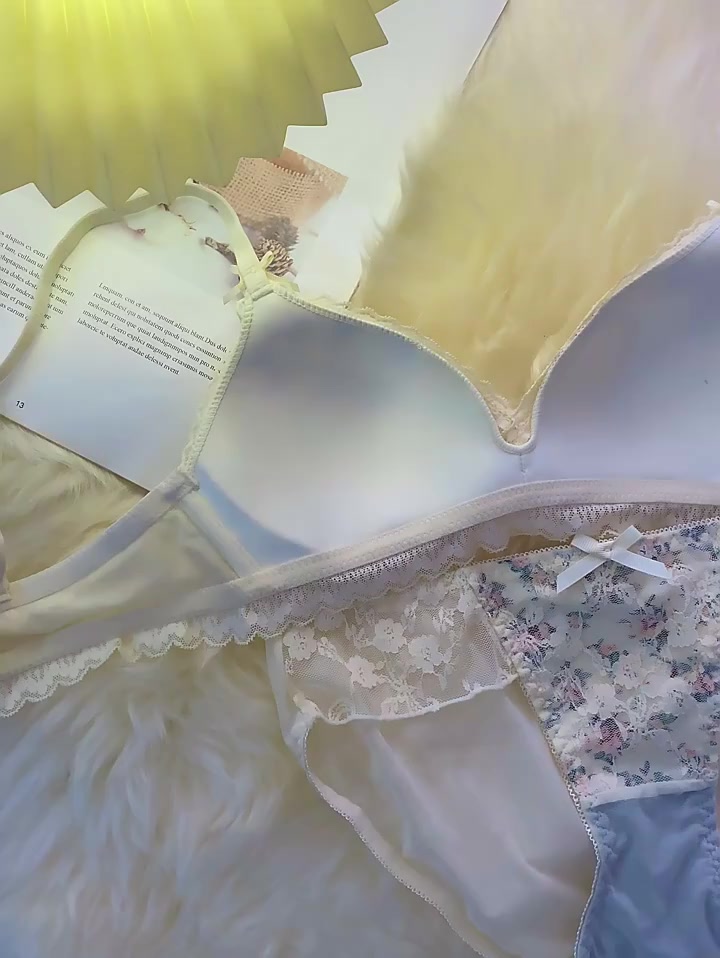 1 Bộ Áo Ngực + Quần Lót Ren Mềm Mại Thoải Mái Gợi Cảm Cho Nữ | BigBuy360 - bigbuy360.vn