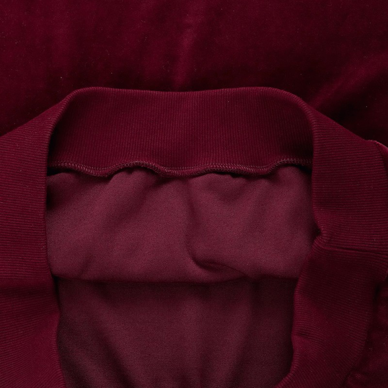 Áo Hoodie NB nhung tăm - Burgundy [ Xuất Hàn ]