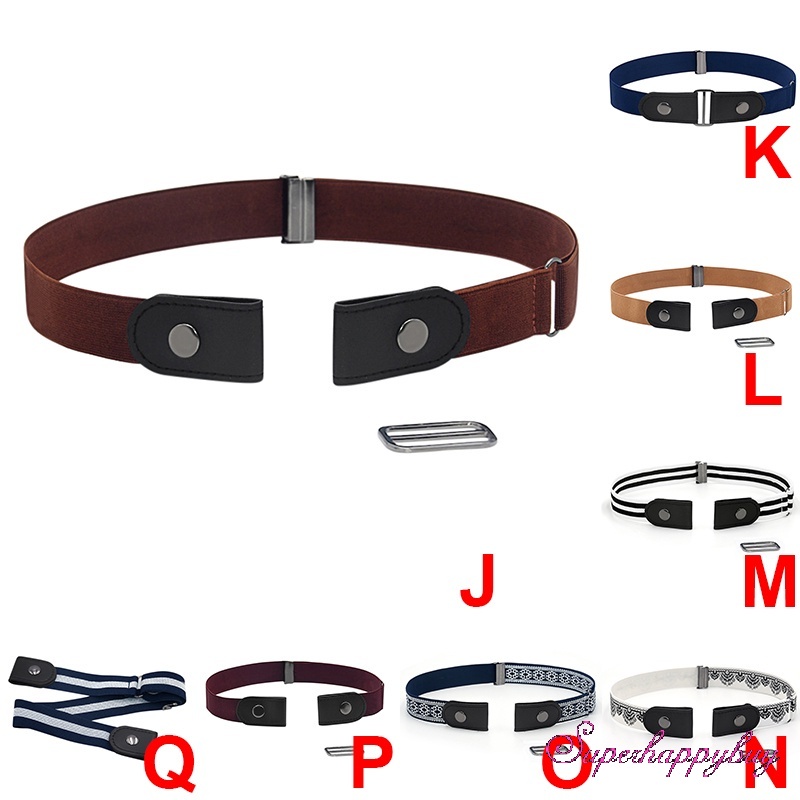 Thắt Lưng Đa Năng Nhiều Màu Sắc Có Thể Điều Chỉnh Thoải Mái Không Để Lại Dấu Vết