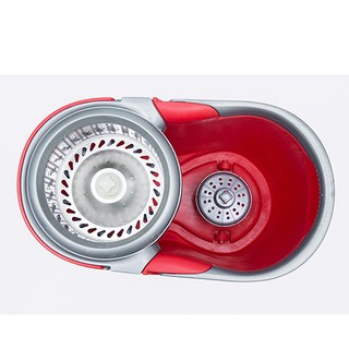 Bộ Lau Nhà Megahome ( màu đỏ, lồng vắt , mâm lau bằng inox 100%)