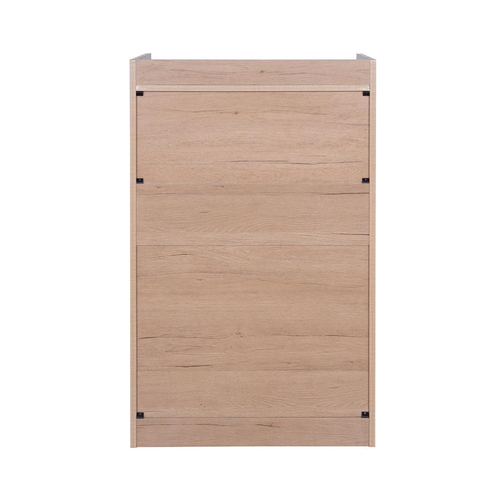 HomeBase FURDINI Tủ gỗ 4 ngăn kéo bằng gỗ ép FORCE Thái Lan W60xH95xD39cm màu gỗ sồi/trắng