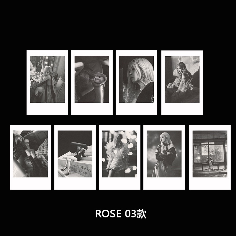 Ảnh Polaroid Card album Rosé hàng unoff