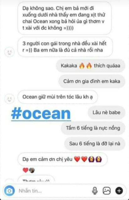 OCEAN Hair Mist - Xịt Dưỡng Chiết Xuất Protein | BigBuy360 - bigbuy360.vn