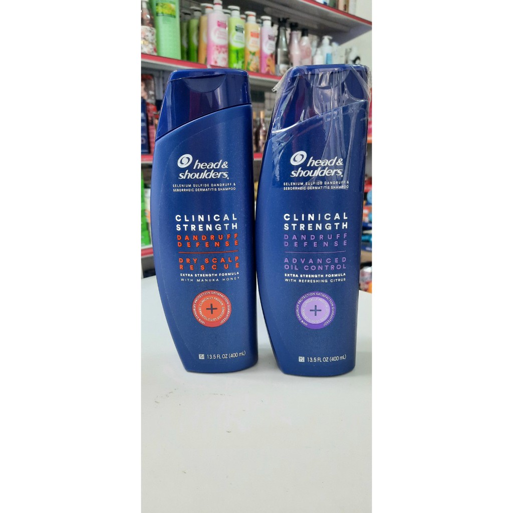 [USA] Dầu gội sạch gàu hết ngứa da đầu Head &amp; Shoulders Clinical Strength 400ml - Mỹ