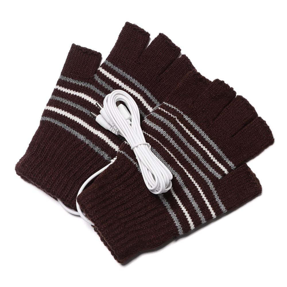 Găng Tay Giữ Ấm Hở Ngón Thời Trang Mùa Đông Cho Nam Nữ