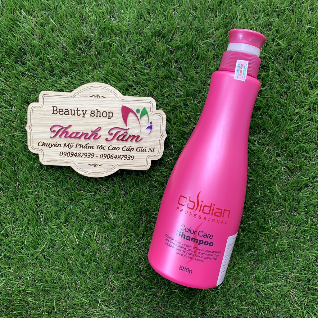 Dầu gội xả dưỡng màu tóc nhuộm OBSIDIAN Color Care 580mlx2
