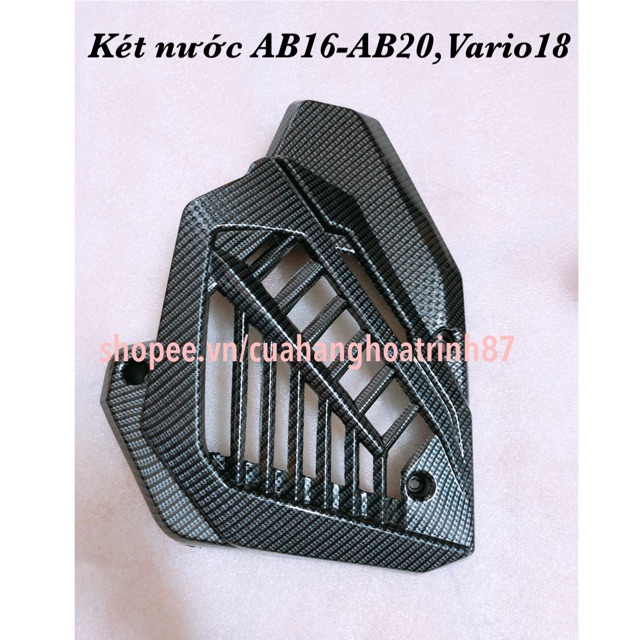 Ốp Két Nước Air Blade 2020-Vario 2018 Carbon