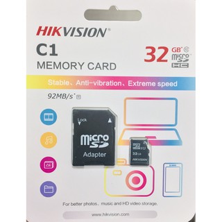 Thẻ nhớ hikvision 32gb hs-tf-c1 92mbs chuyên dùng cho camera