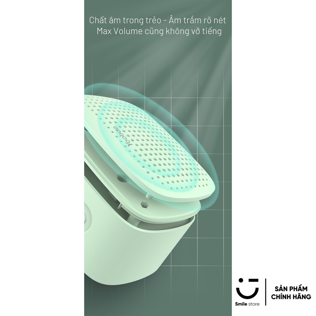 Loa Bluetooth 5.0 YOOBAO M2 Công Suất 3W Hỗ Trợ Thép Đôi TWS, Phát Nhạc Qua USB, Thẻ Nhớ - Hàng chính hãng