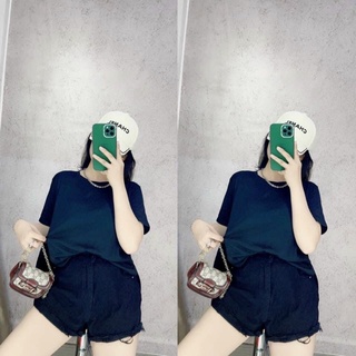 ÁO THUN GIẤY CỔ TRÒN TRƠN