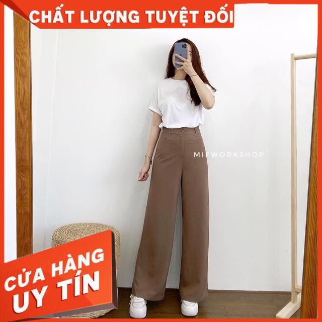 QUẦN TÂY SUÔNG DÁNG SIÊU DÀI 100cm vải dày đẹp ko giãn- hình thật shop chụp | BigBuy360 - bigbuy360.vn