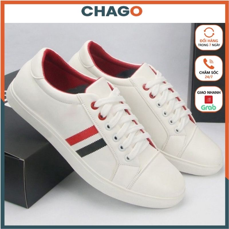 Giày thể thao nam CHAGO viền sọc nổi bật trẻ trung - giày sneaker thời trang CHAGO GTT102