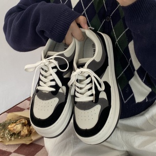 Giày thể thao nữ độn đế cổ ngắn cao 5cm đi học đi chơi - Giày nữ đẹp 2022