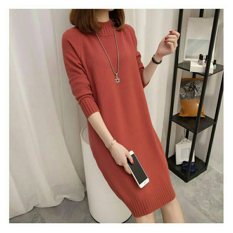 Váy Suông len Siêu Xinh Dáng Dài Thời Trang Siêu Hot SAVVY SHOP