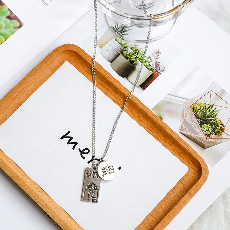 [Mã FASHIONCB232 hoàn tối đa 15K xu đơn 50K] Vòng cổ kim loại dáng dài phong cách hip hop | BigBuy360 - bigbuy360.vn