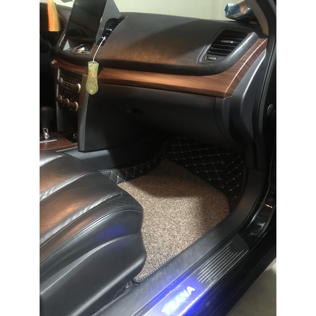 Thảm lót sàn ô tô 6D Nissan Teana chống nước, không mùi, phủ kín 90% sàn xe