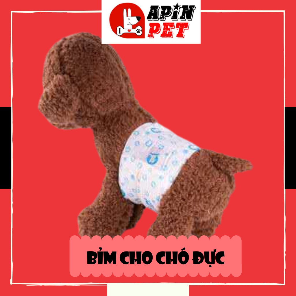 [Mã 44FMCGSALE1 giảm 10% đơn 250K] Bỉm Cho Chó Đực Thấm Hút Nhanh Thoáng Mát Size XS S M L XL