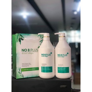 Gội Xả No8 Plus Siêu Mượt 1000ml